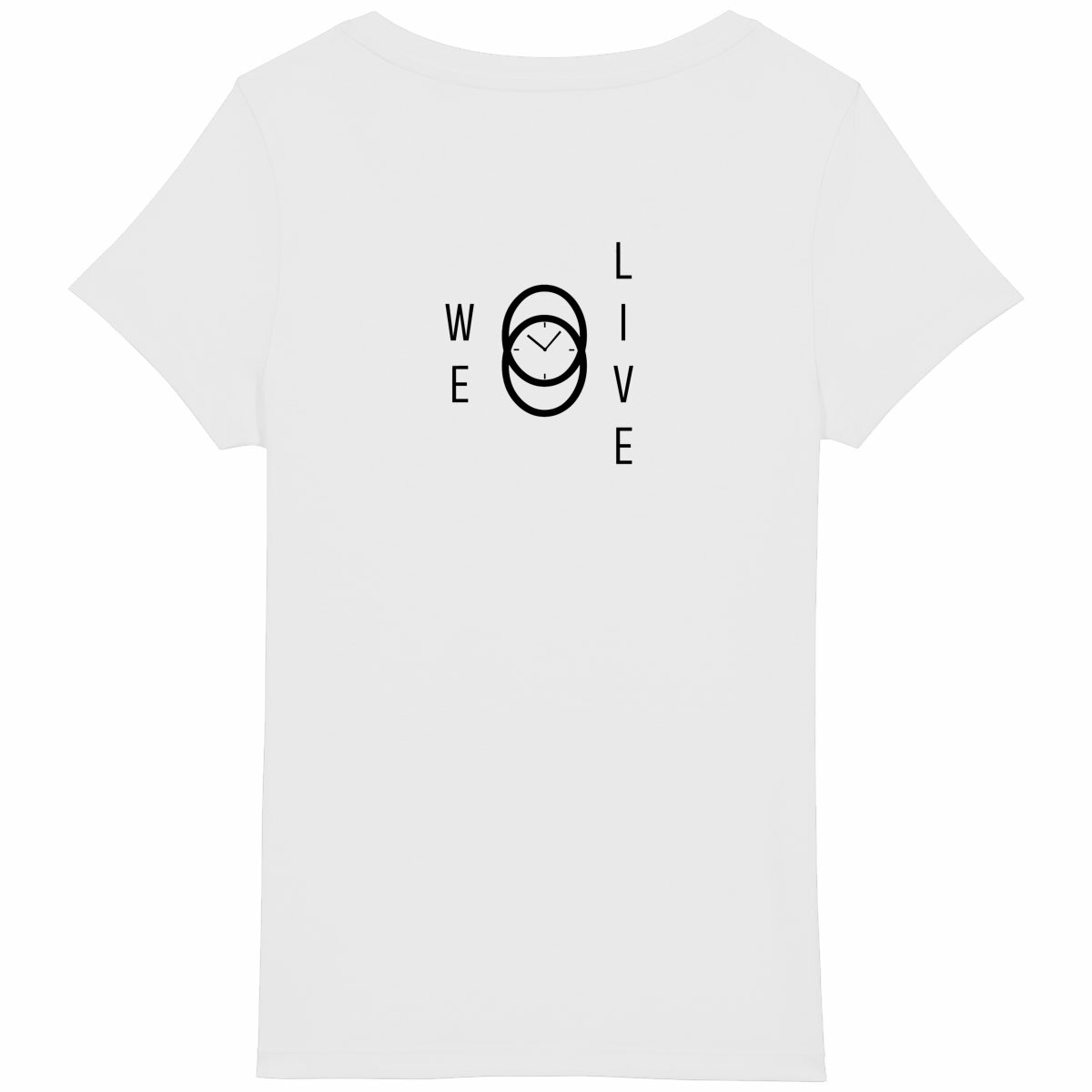 T-shirt Femme Gros Logo OnlyOnce - Blanc